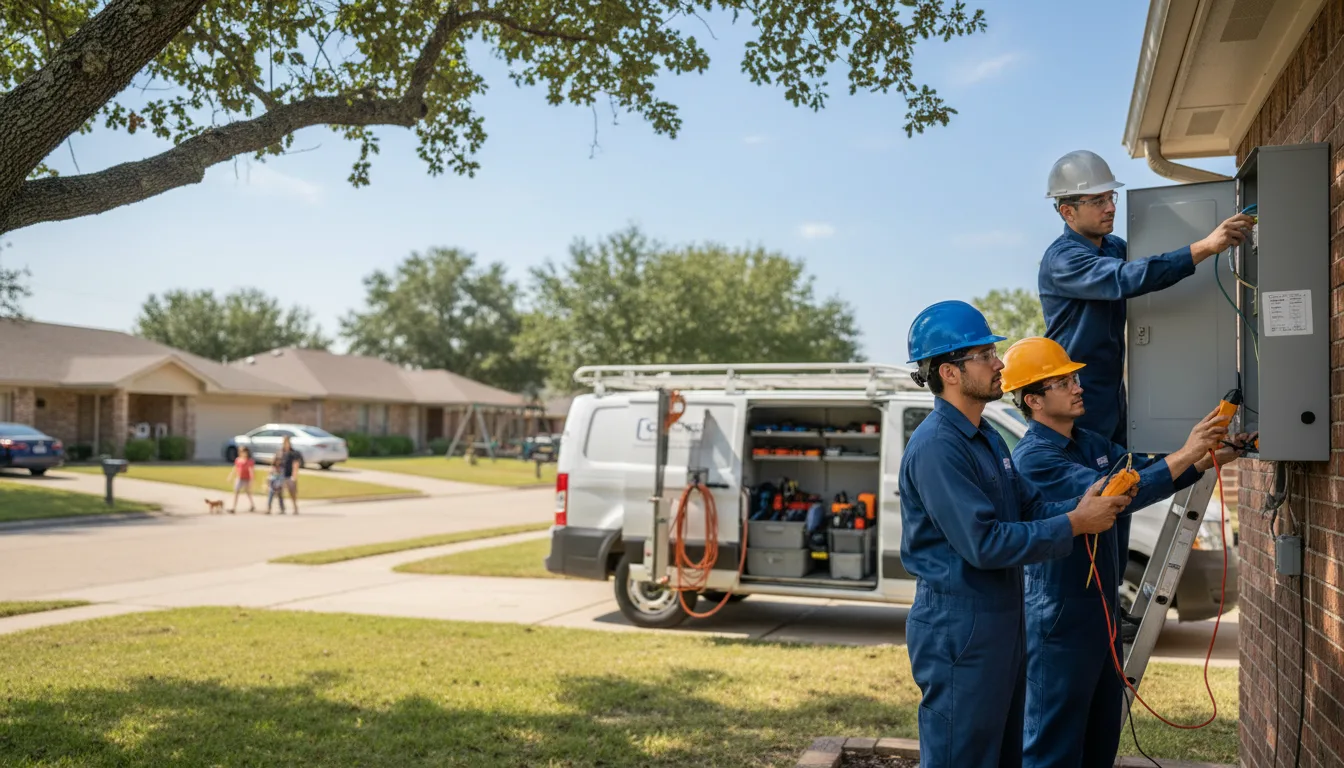 Certified electrician providing emergency electrical services in Sandy Level, VA